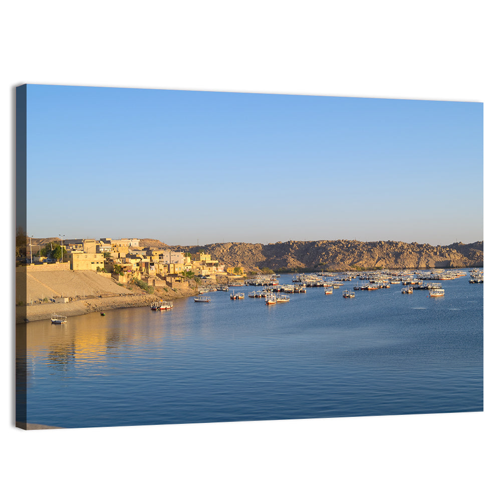 Lake Nasser Harbor View Wall Art