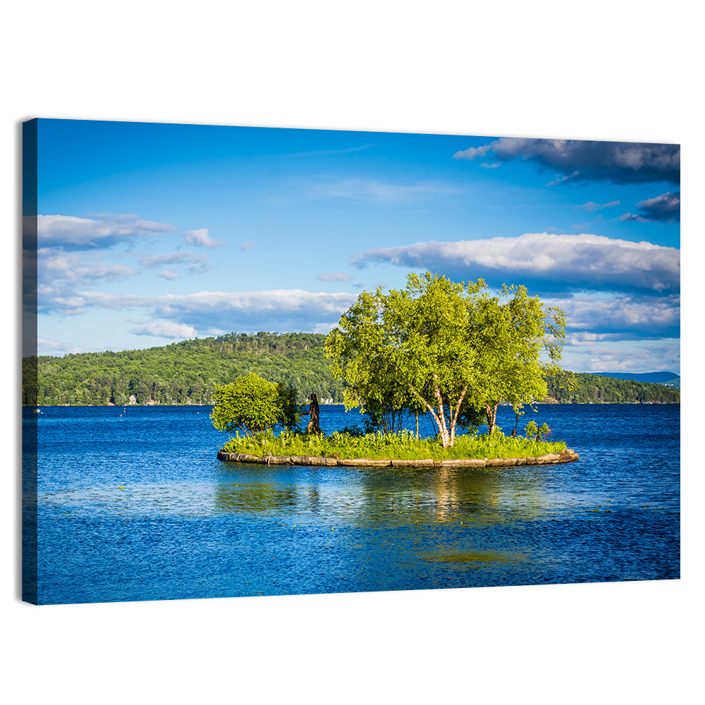 Lake Winnipesaukee Landscape Wall Art, canvas print, landscape