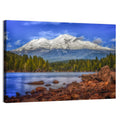 Mount Shasta Over Lake Siskiyou Wall Art