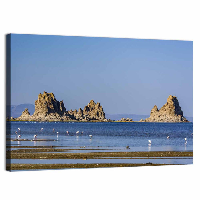 Mono Lake Tufa Islets Wall Art as a canvas print