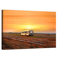 Indiana Farm Field at Golden Hour Wall Art
