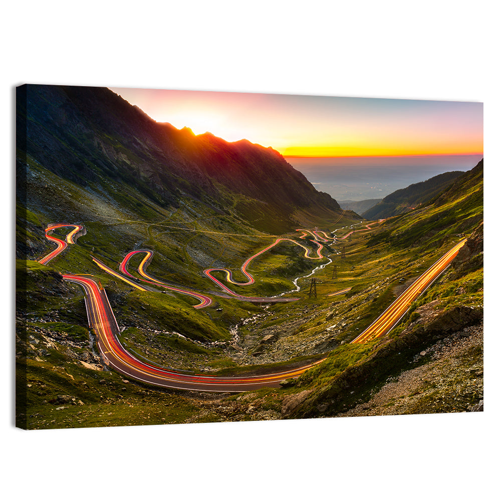 Transfagarasan Pass Wall Art, canvas print, landscape