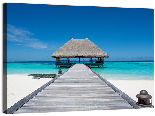 Maldives Tropical Beach Wall Art