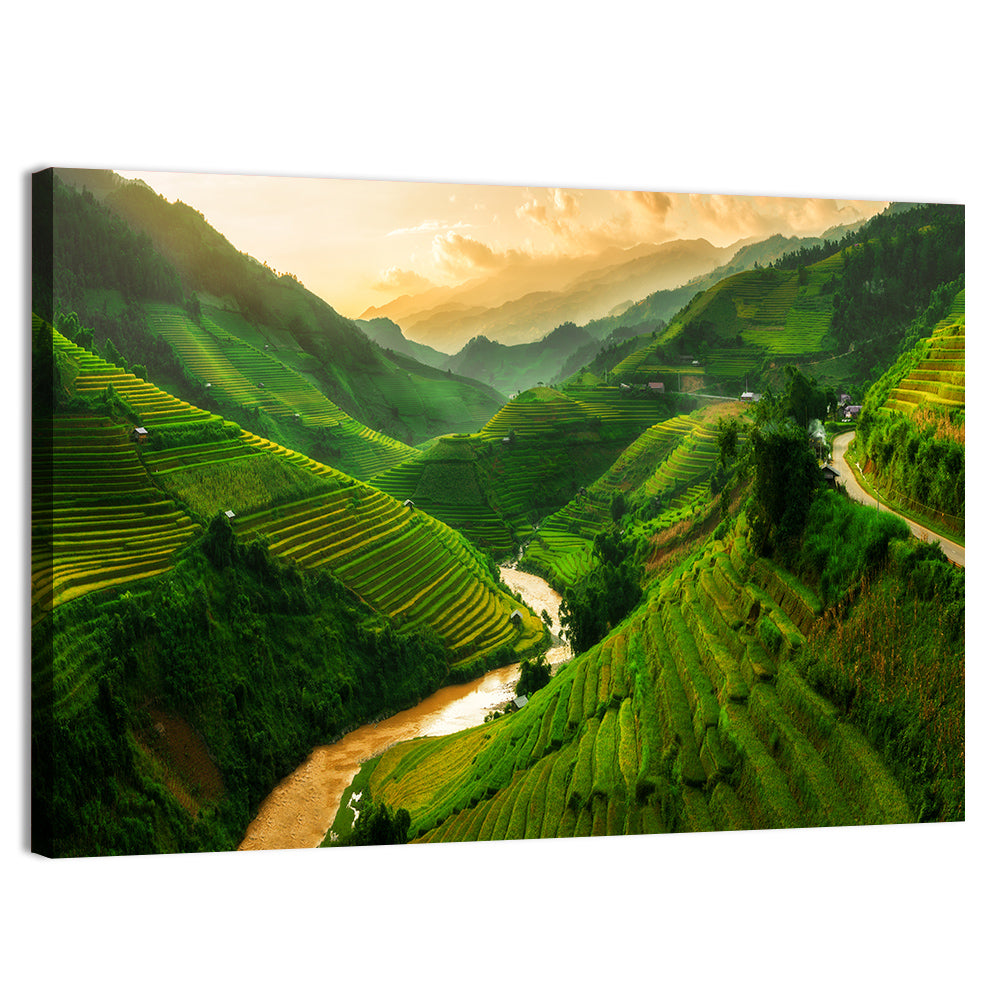 Mu Cang Chai Rice Terraces Wall Art