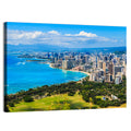 Honolulu Skyline Wall Art