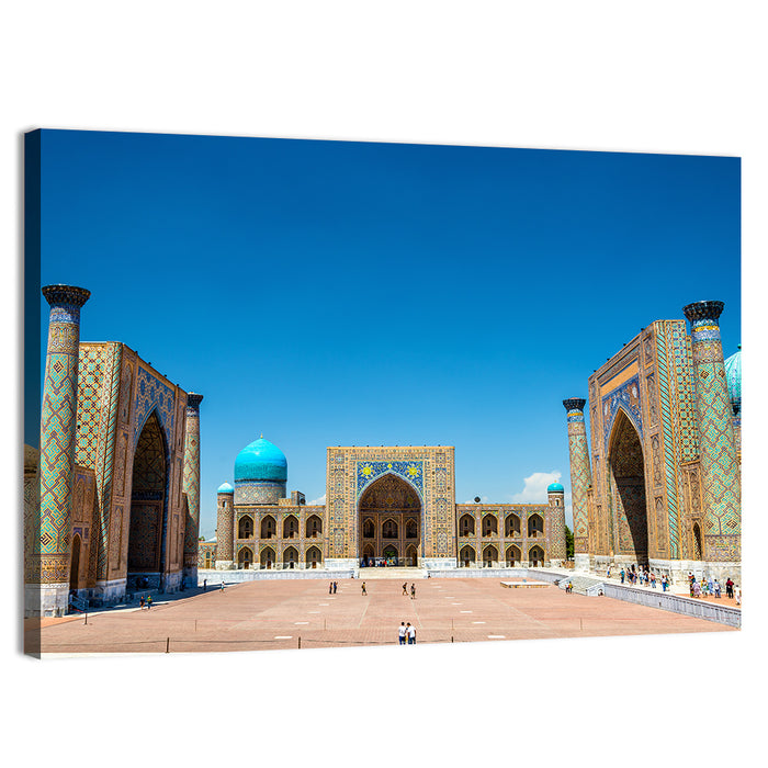 Registan Square, Samarkand Wall Art as a canvas print