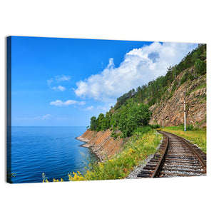 Plot Circum Baikal Railway Track Wall Art