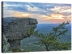 Bald Rock Sunset Over Cheaha State Park Wall Art