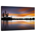Lake Tahoe Golden Hour Reflection Wall Art