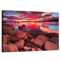 Lake Tahoe Sunset Reflection Wall Art