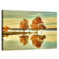 Lake Waco Autumn Reflection Wall Art