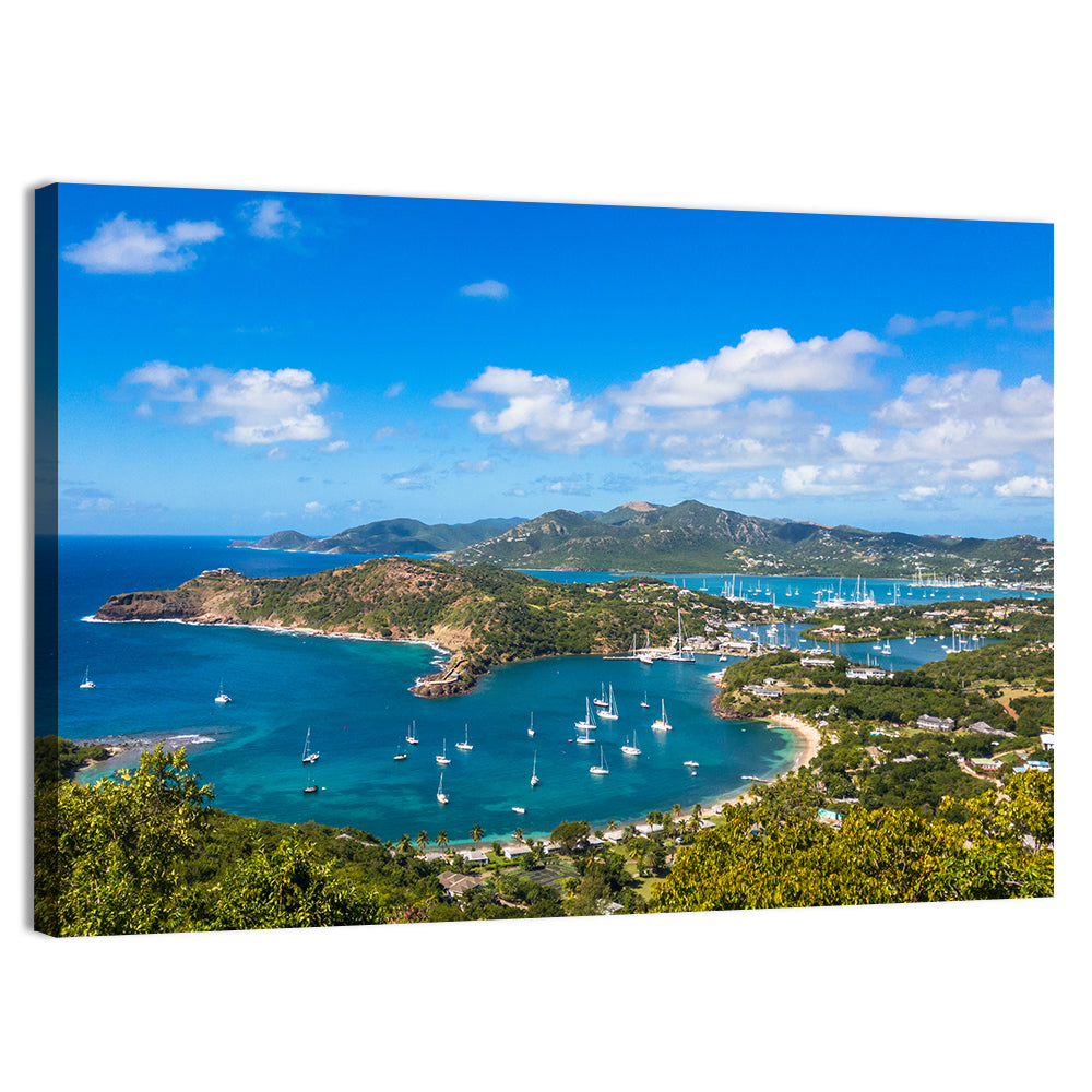 Shirley Heights Harbour View Wall Art