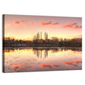 Lake Burley Griffin Sunset Reflection Wall Art