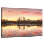 Lake Burley Griffin Sunset Reflection Wall Art
