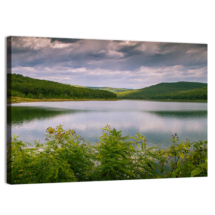 Lake Fort Smith Landscape Wall Art as a canvas print
