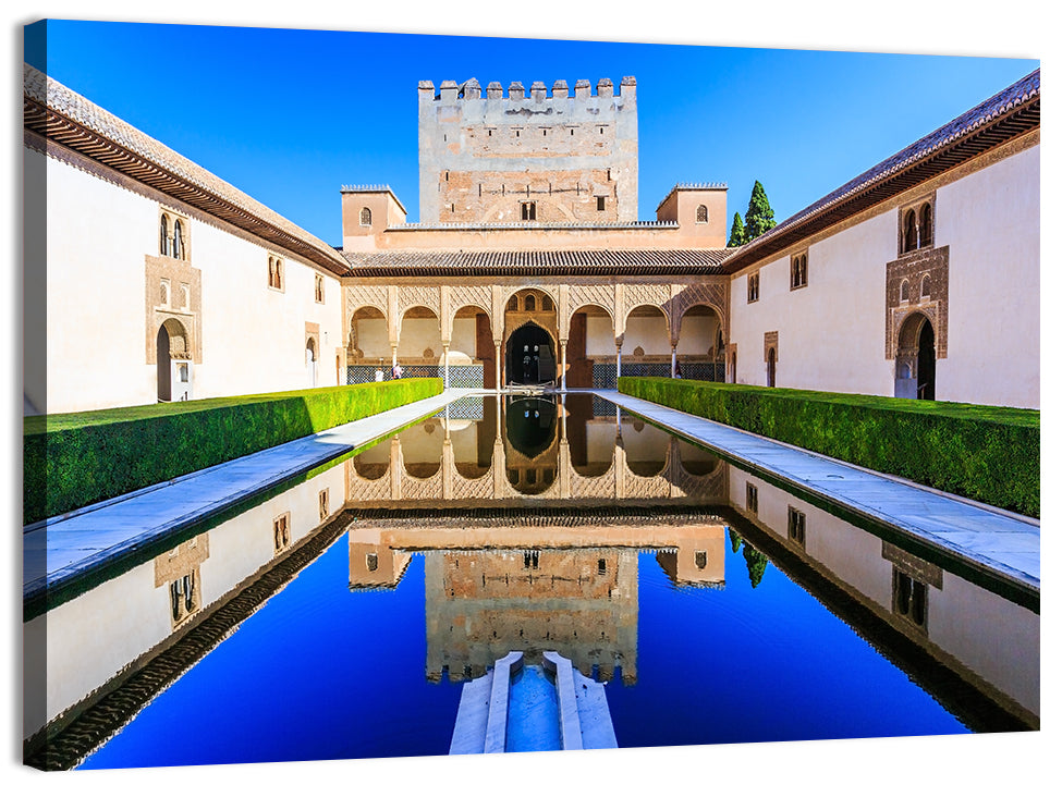 Court of the Myrtles, Alhambra Granada Wall Art