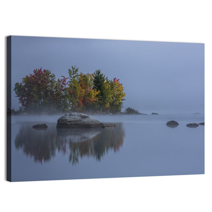 Morning Mist Over Chittenden Lake Wall Art