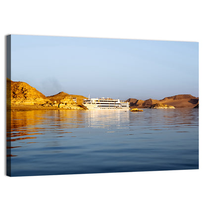 Cruise Ship in Lake Nasser Wall Art