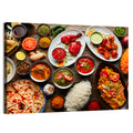 Indian Cuisine Flat Lay Wall Art
