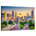 Atlanta Skyline at Dusk Wall Art