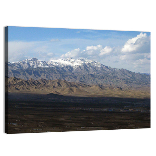 Snow Covered Afghan Mountains Wall Art