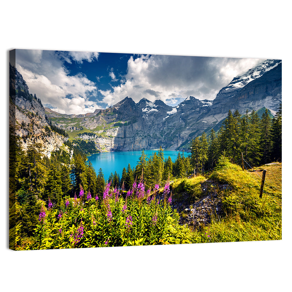 Oeschinensee Summer Landscape Wall Art