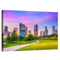 Houston Skyline at Dusk Wall Art