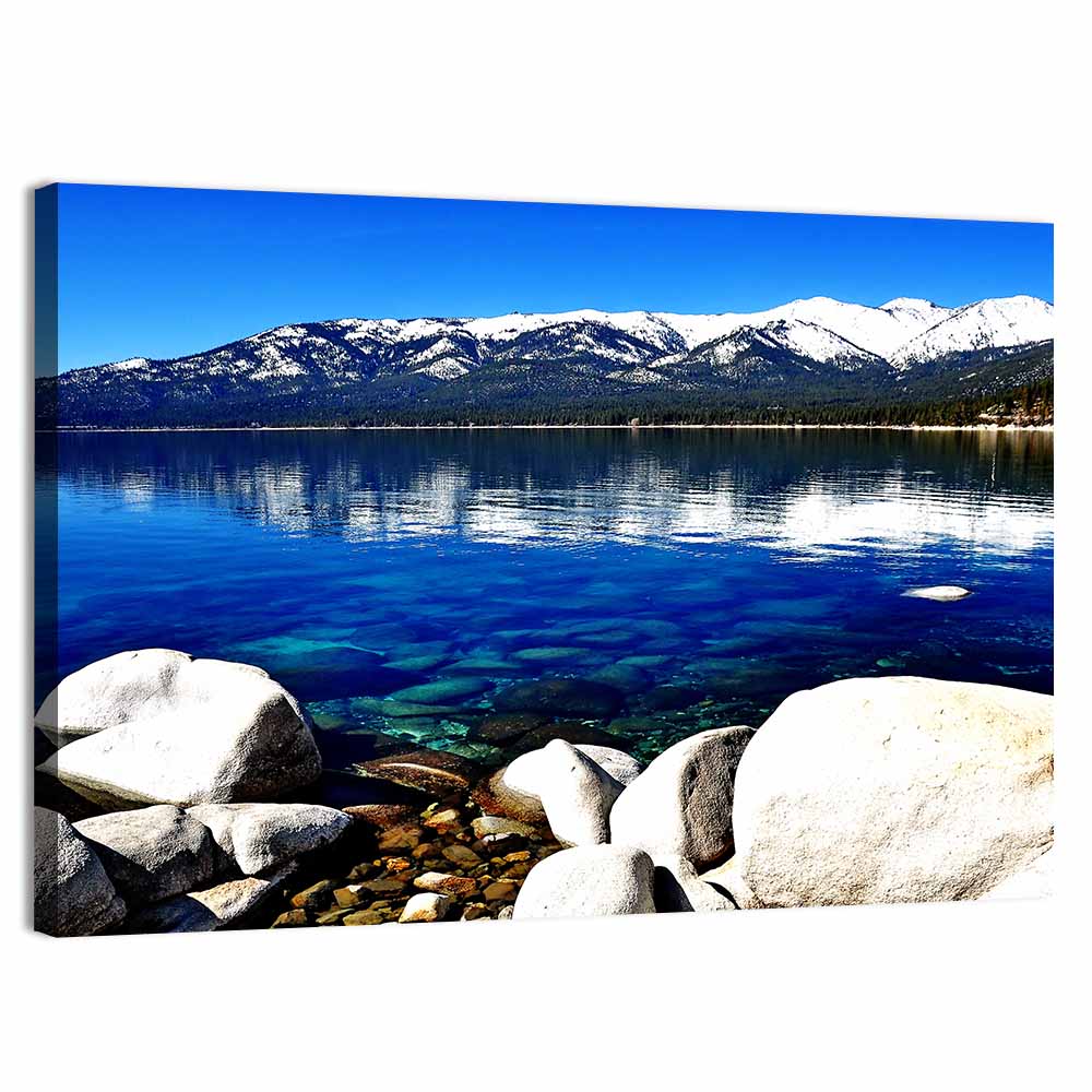 Bluish Lake Tahoe Wall Art