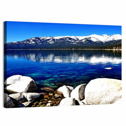 Bluish Lake Tahoe Wall Art