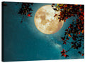 Autumn Moon with Milky Way Wall Art