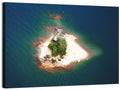 Lake Lanier Island Aerial View Wall Art