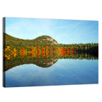 Echo Lake Autumn Reflection Wall Art