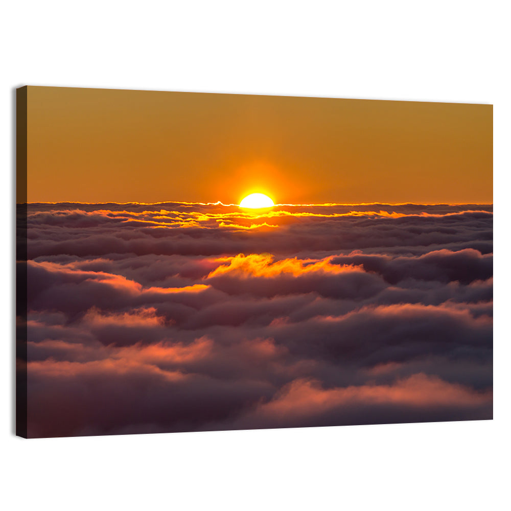 Sun Over Golden Clouds Wall Art
