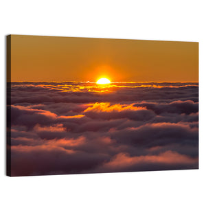 Clouds Sunset Wall Art