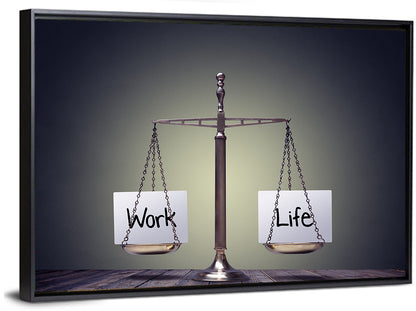 Work Life Balance Wall Art