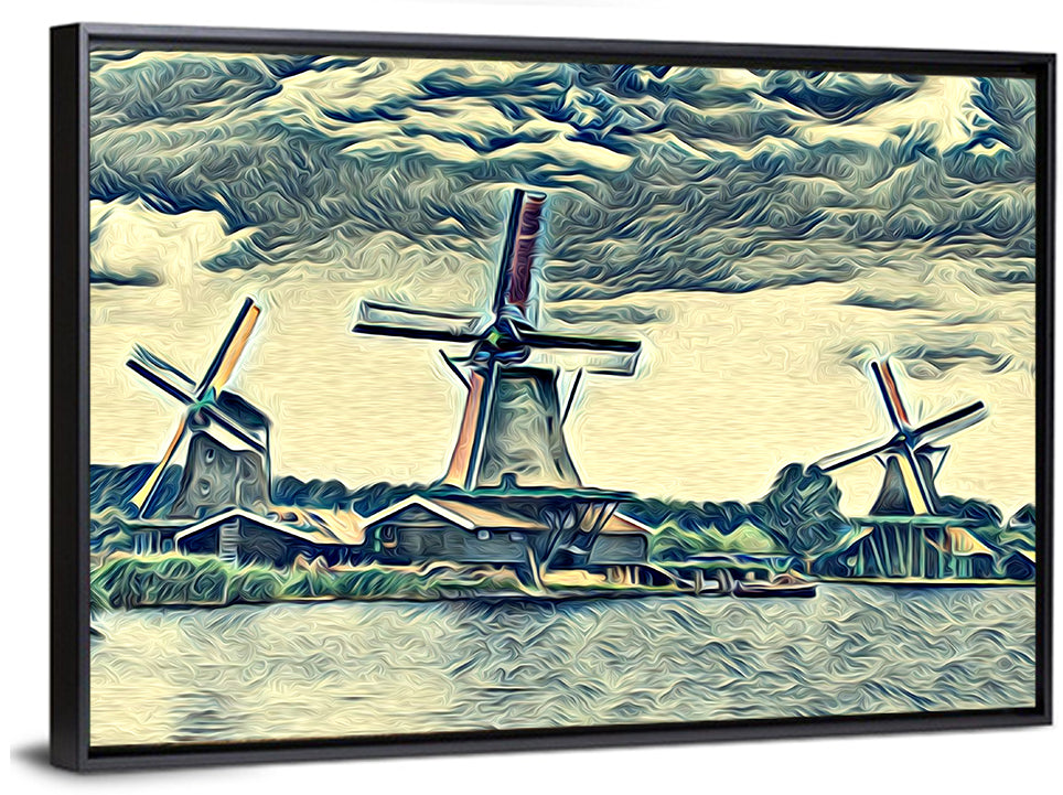 Vintage Windmill Wall Art