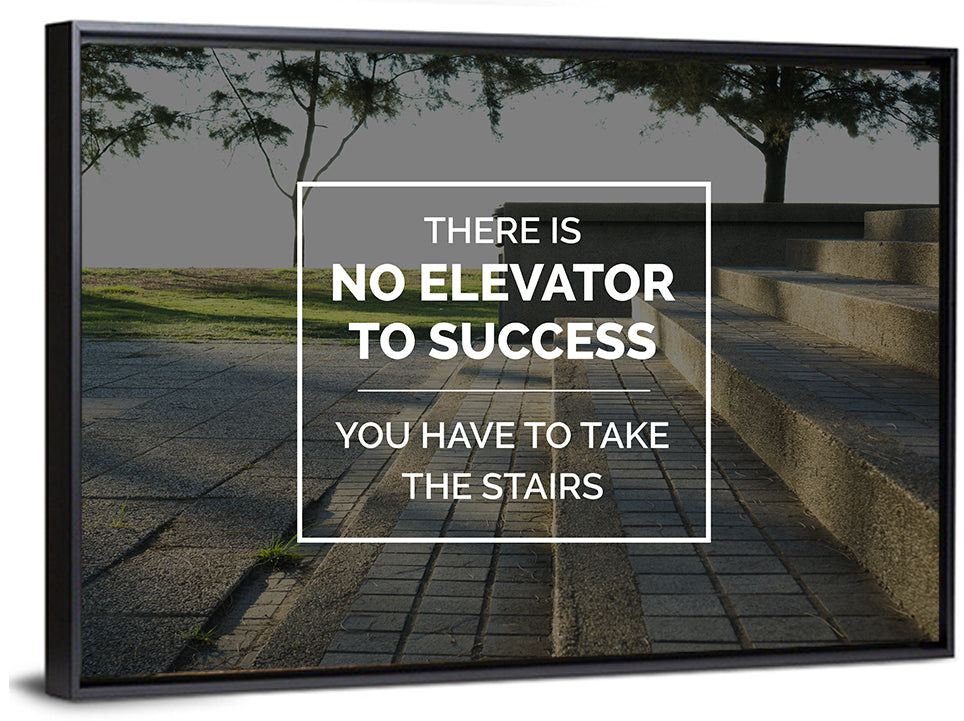 Elevator to Success Wall Art