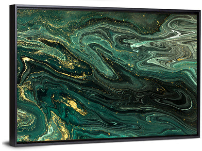 Green Granite Abstract Wall Art