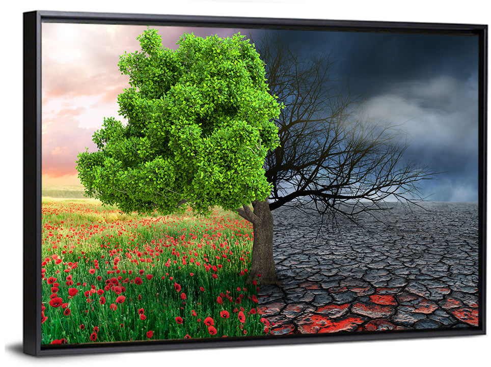 Climate Change Concept Wall Art