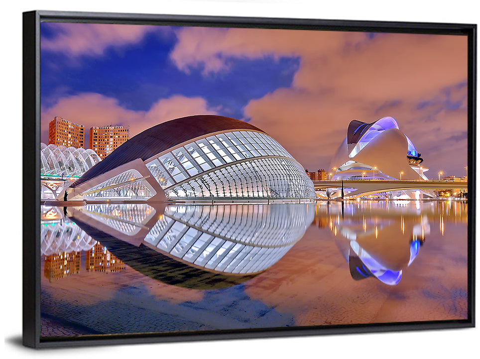 Valencia City of Arts and Sciences Twilight Wall Art