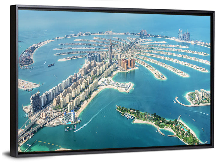 Palm Jumeirah Aerial View Wall Art