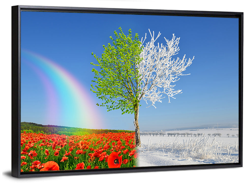 Seasonal Split Landscape Wall Art