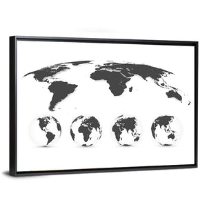 World Map & Globes Wall Art