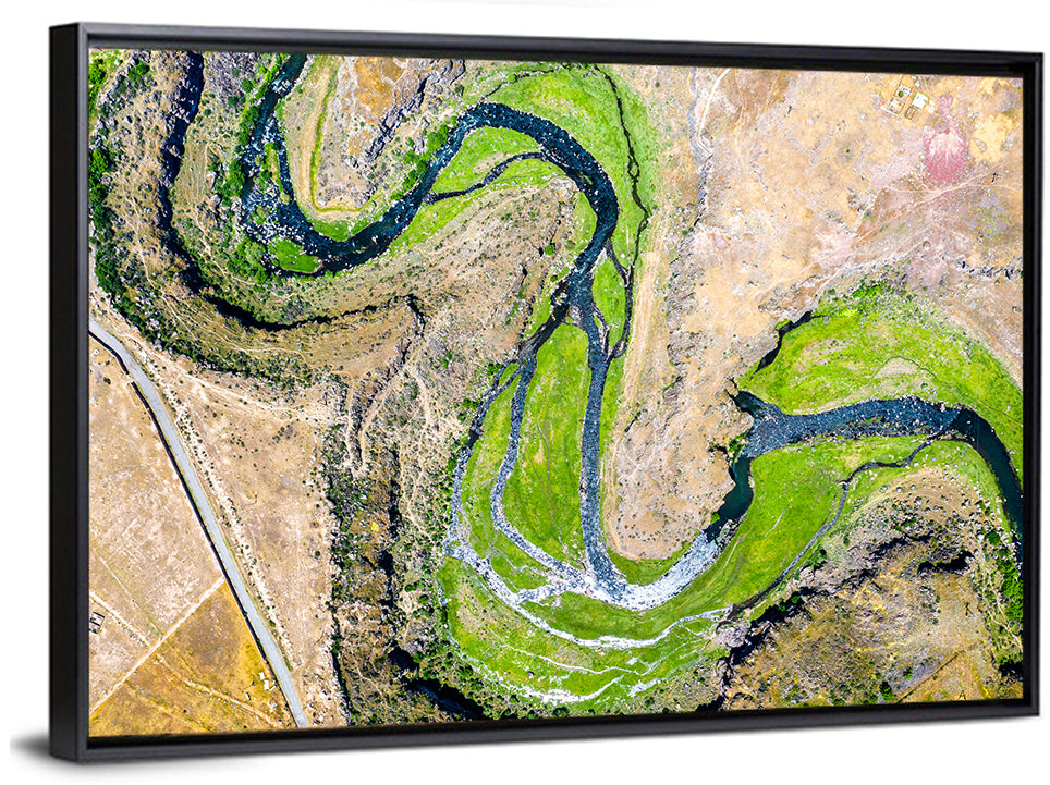 Kasagh River Valley Aerial Wall Art