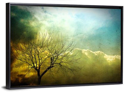 Winter Tree Abstract Wall Art