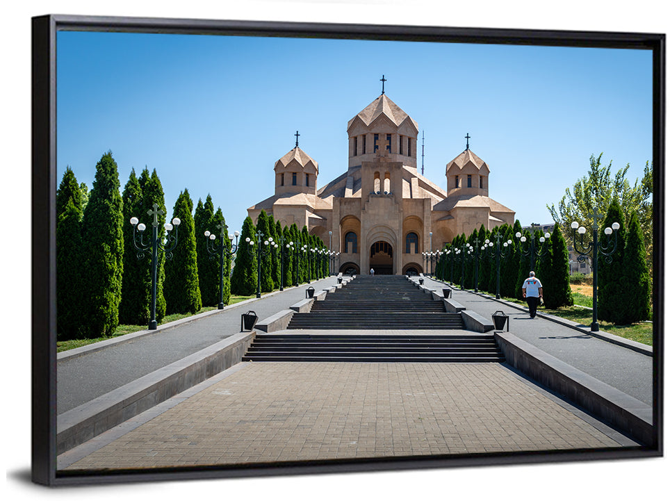 Saint Gregory Cathedral Stairway, Yerevan Wall Art