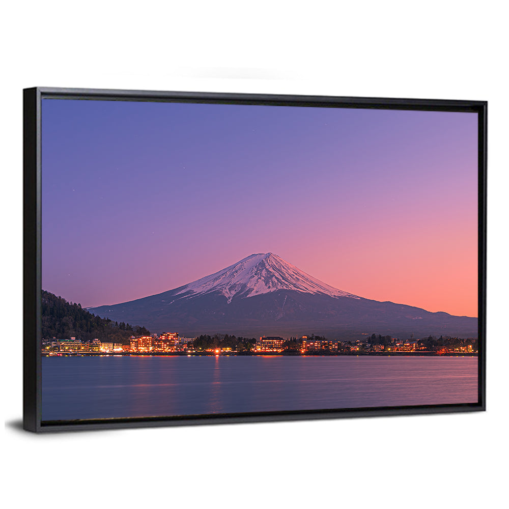 Mount Fuji Over Lake Kawaguchi Wall Art