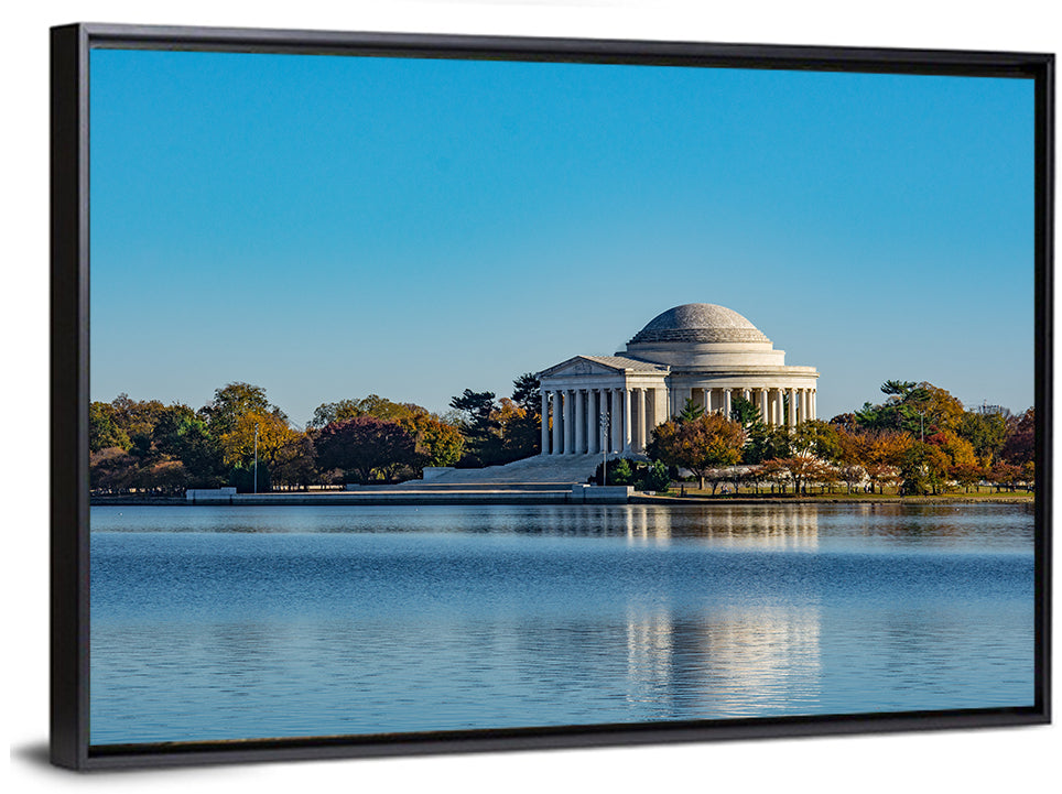 Thomas Jefferson Memorial Reflection Wall Art