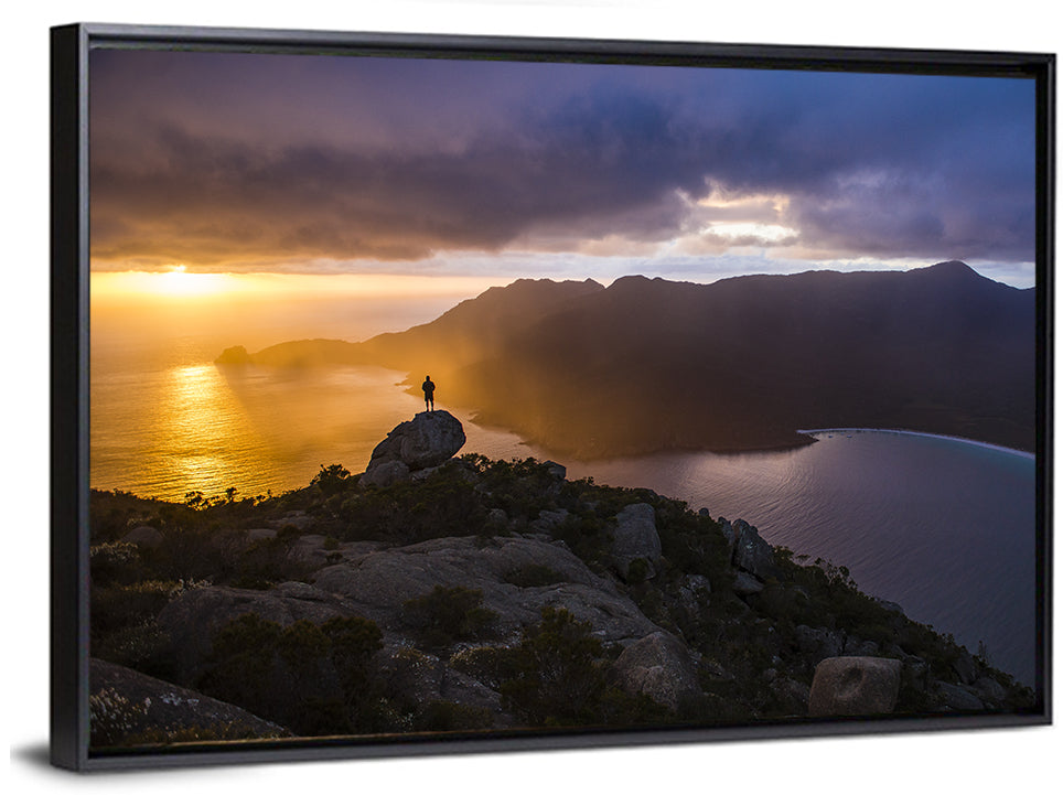 Wineglass Bay Sunset Wall Art