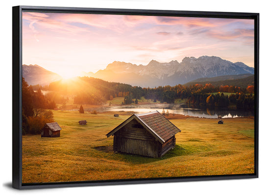 Lake Geroldsee Sunrise Wall Art